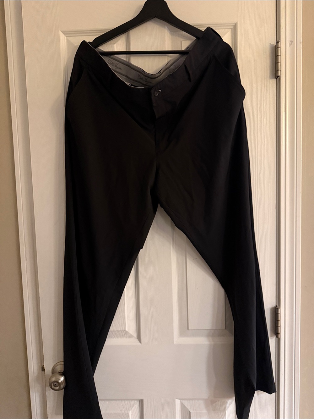 Men's Black Performance Pants Walter Hagan
